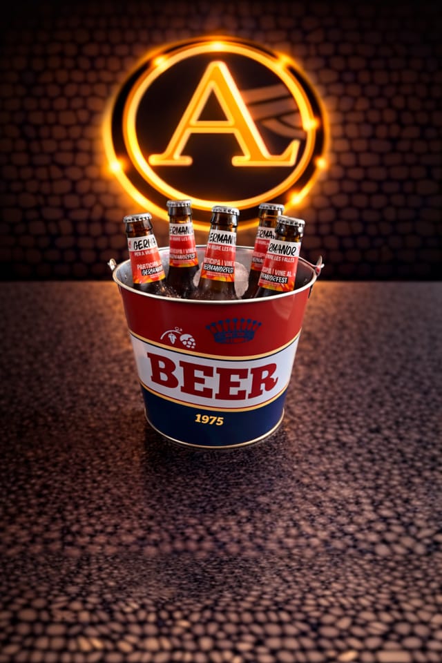 Cubo con 7 Cervezas