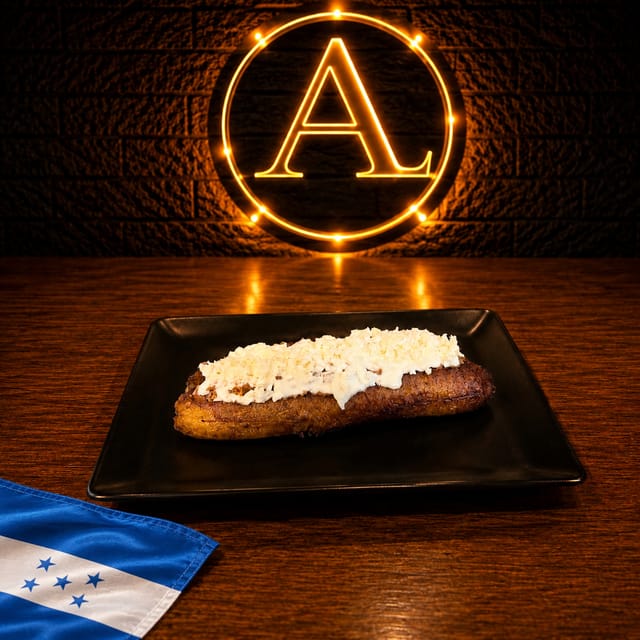 Plátano con Frijoles