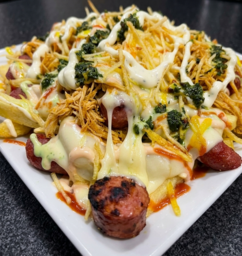 Salchipapas de Pollo